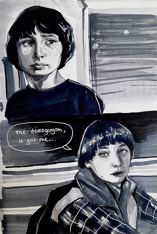 Byler print - comic style