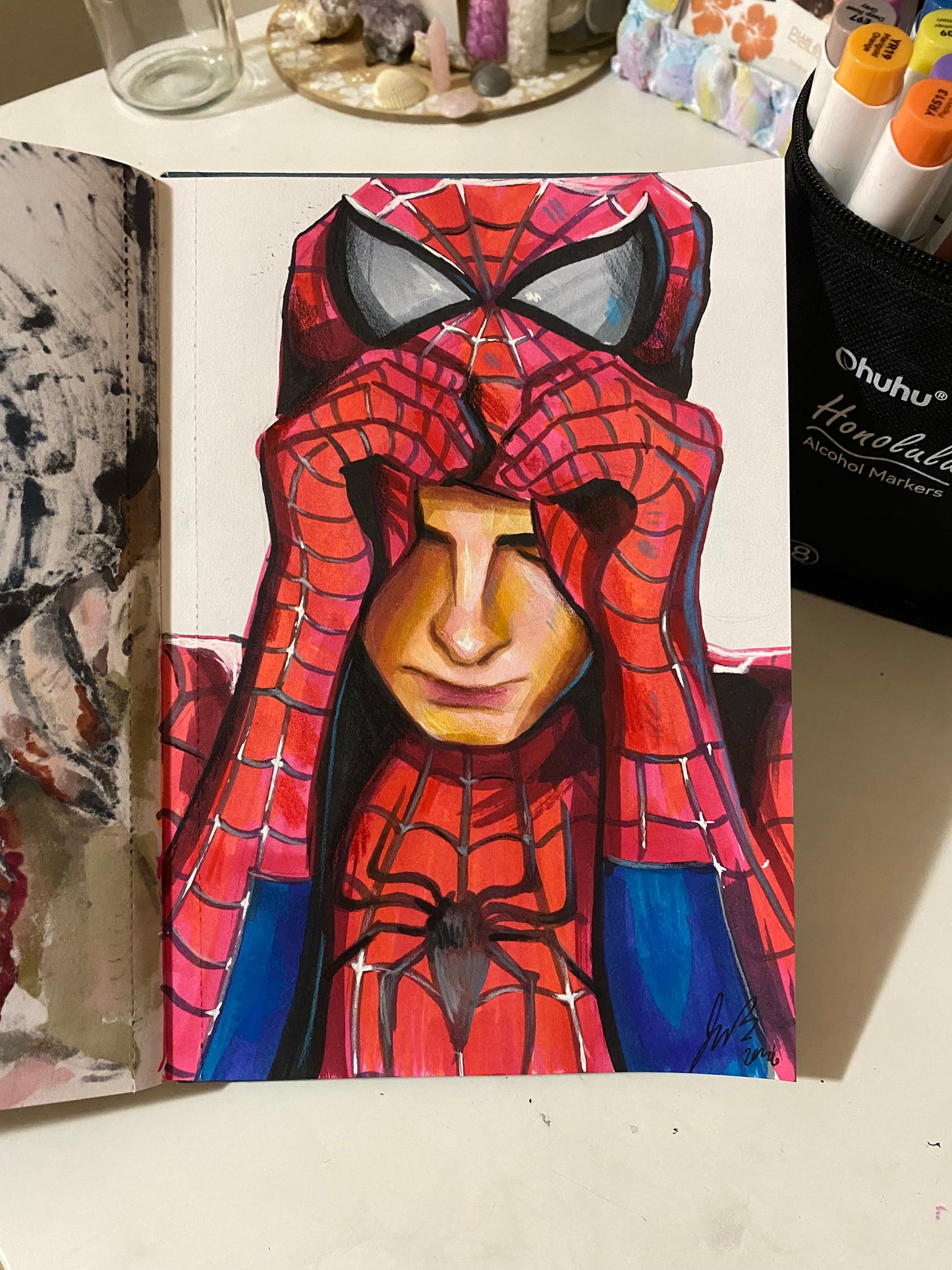 Tobeys spider-man print