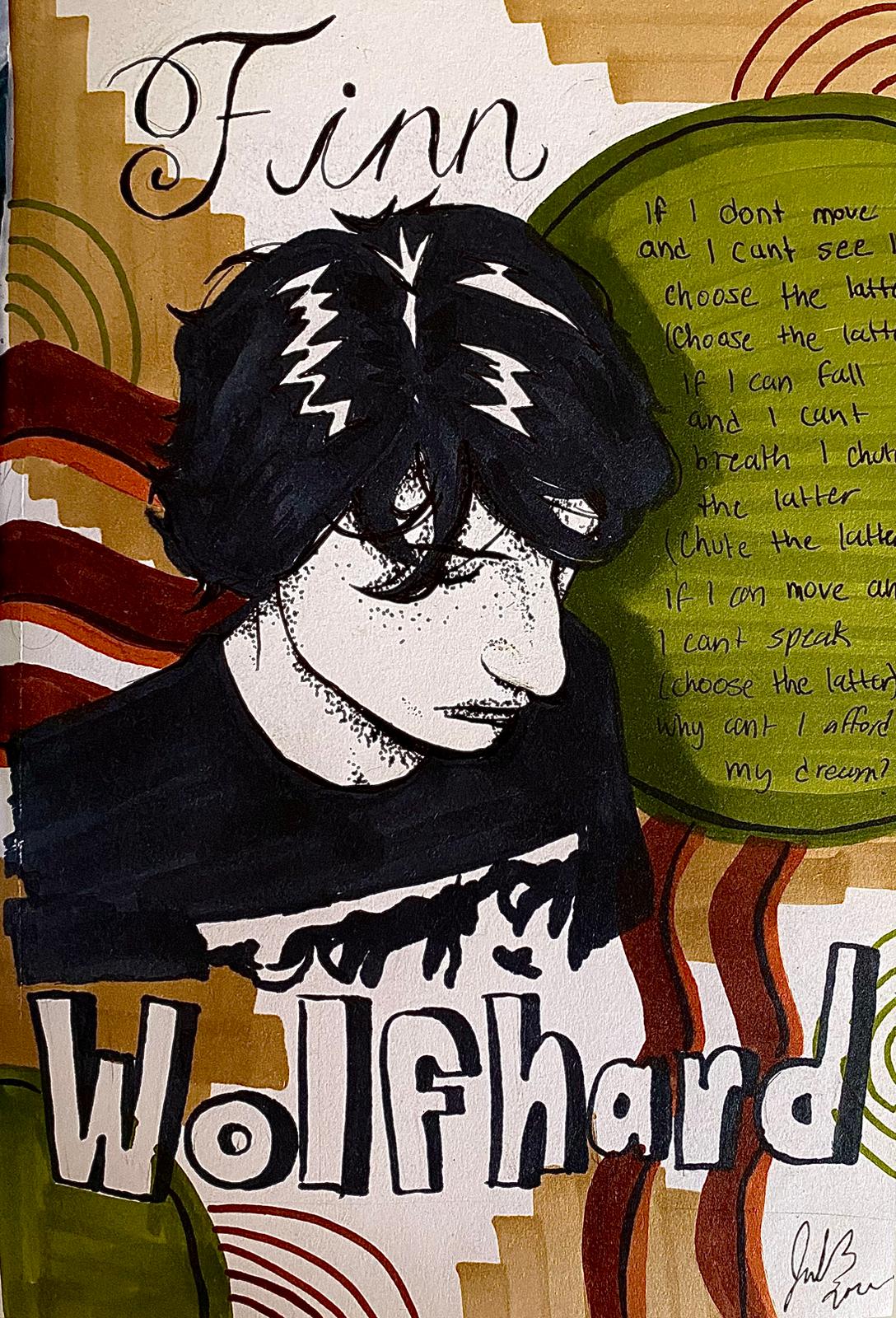 Finn Wolfhard - poster style