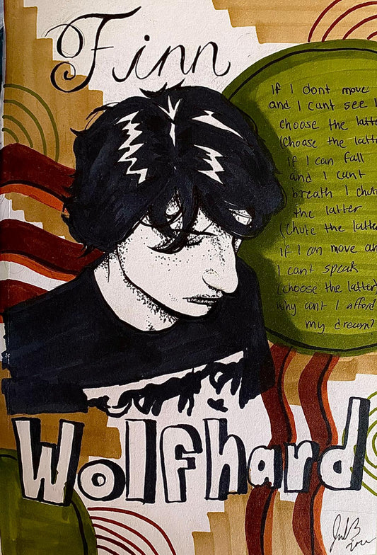 Finn Wolfhard - poster style